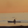 海畔一帆一舟黃昏—MM 攝影