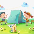 兒童露營--取自網路