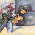 Paul Cézanne (France, 1839-1906) "Fleurs dans un vase", 1885-1888. 