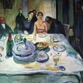 The Wedding of the Bohemian, Munch Seated on the Far Left by Edvard Munch
Size: 138x181 cm Medium: oil on canvas
https://artist-munch.tumblr.com/archive
