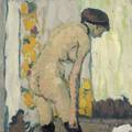 Standing Female Nude with Black Stockings -  Elisabeth von Schulz  German, 1884–1958____Baga