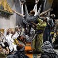 Man with Palsy Lowered to Christ, James Tissot