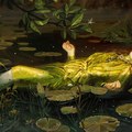 from Gucci’s spring 18 ad campaign, digitally drawn by Ignasi Monreal. The inspiration for this one was clearly the well-known Ophelia by Millais.