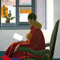 Reading by the Window (1935). Antonio Calderara (Italian, 1903-1978)