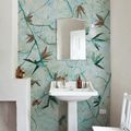 Wallpaper in the bathroom: Wet System Collection by Wall & Decò____MadAbout Interior Design
