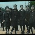 “High School Girls Formosa, Resolute World Cruise, 1929.”  Vintage Glass Slide