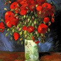 Vase with Red Poppies, 1886, Vincent van Gogh