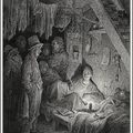 Never has squalor and degradation looked so cozy and appealing as in this opium den illustration by Doré.

