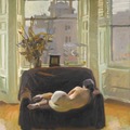 Reclining Nude by the Window   -     Alexander Goudie.   Scottish, 1933 - 2004.