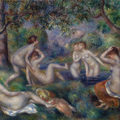 Bathers in the Forest (Baigneuses dans la forêt) by Pierre-Auguste Renoir, 