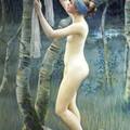Mary F. Raphael - A Wood Nymph (1896)____ColourThySoul