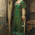 Old Paintings____A damsel in the tower by Molly B. Evans
