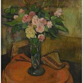 Suzanne Valadon (French, 1865-1938), Bouquet de fleurs dans un vase, 1919