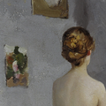 The Painter’s Studio by Janis Rozentāls, 1896 (detail)