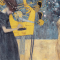 Music I (1895). Gustav Klimt (Austrian, 1862-1918). Oil on canvas. Neue Pinakothek.
