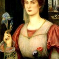 A Florentine Lilly (1885-90) by Marie Euphrosyne Spartali Stillman (1844-1927)