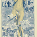 Bibliothek Sans-Gêne (c.1900). Luděk Alois Marold (Czech, 1865-1898). Poster.