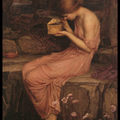 John William Waterhouse Psyche Opening the Golden Box____Old Paint