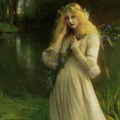 Ophelia (1900). Pascal Adolphe Jean Dagnan-Bouveret (French, 1852-1929). Oil on canvas.
