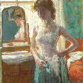 The Green Dress - Spencer Gore  1909