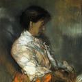 Portrait of Madame Redon, 1911, ____Odilon Redon