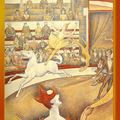 秀拉 The Circus via Georges Seurat 