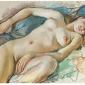 Reclining Nude, 1929, Zinaida Serebriakova