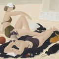 VISION____Ferdinand Erfmann (Dutch, 1901–1968)   Women on the beach, 1954