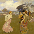 Arthur F. Mathews - Spring Dance, 1917____偽美學 Pseudo Aesthetics