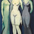 Kees van Dongen, Trois femmes (Three Women), oil on canvas, 1909-13