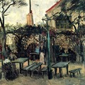 Terrace of a Cafe on Montmartre “La Guinguette”, 1886____Vincent van Gogh