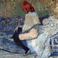 “Red-Haired Woman on the Sofa”, 1897  Henri de Toulouse-Lautrec