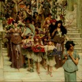 Lawrence Alma-Tadema (1836-1912), British / Dutch , whose style could bring him closer to Romanticism or Pre-Raphaelites.