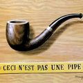 The treachery of images (This is not a pipe), 1966, Rene Magritte