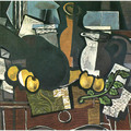 Guitar, Fruit and Pitcher, 1927, Georges Braque
