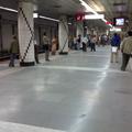 A Metro rail station, Kolkata