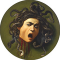 美杜莎 - 卡拉瓦喬（Medusa, Caravaggio）佛羅倫斯-烏菲茲美術館