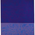 蛋彩畫 Carla Accardi (Italian, 1924-2014), Integrazione blu viola azzurro [Integration blue, purple, sky blue], 1962. Casein tempera on canvas, 
