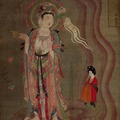 Bodhisattva Leading the Way - c. 875, cave 17, Dunhuang, China.