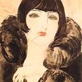 Kees van Dongen (France, 1877-1968) "Portrait d'une femme avec une Cigarette (Kiki de Montparnasse)", c. 1922-24.