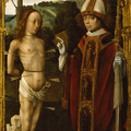 Saint Sebastian and a Bishop Saint____martyr