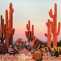 Alejandra Atares. Cactus naranjas, 2018.