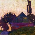 House Between Trees I, 1908, Egon Schiele
