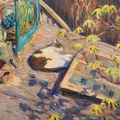Sleeping Cat ,  Paris   -     Axel Haartman, 1911.  Finnish, 1877-1960