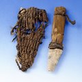 Flintknapped Dagger and Scabbard of Otzi the Iceman. 3300 BCE. 