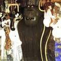 The Beethoven Frieze: The Hostile Powers. Left part, detail 1902  Gustav Klimt 