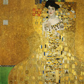 Portrait of Adele Bloch-Bauer I by Gustav Klimt
Size: 138x138 cm
Medium: oil on canvas