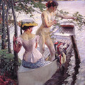“The Bathing Place”  Edward Cucuel (1875-1954)