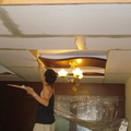 桃園~變形的氧化鎂板天花板整修工程  - 7