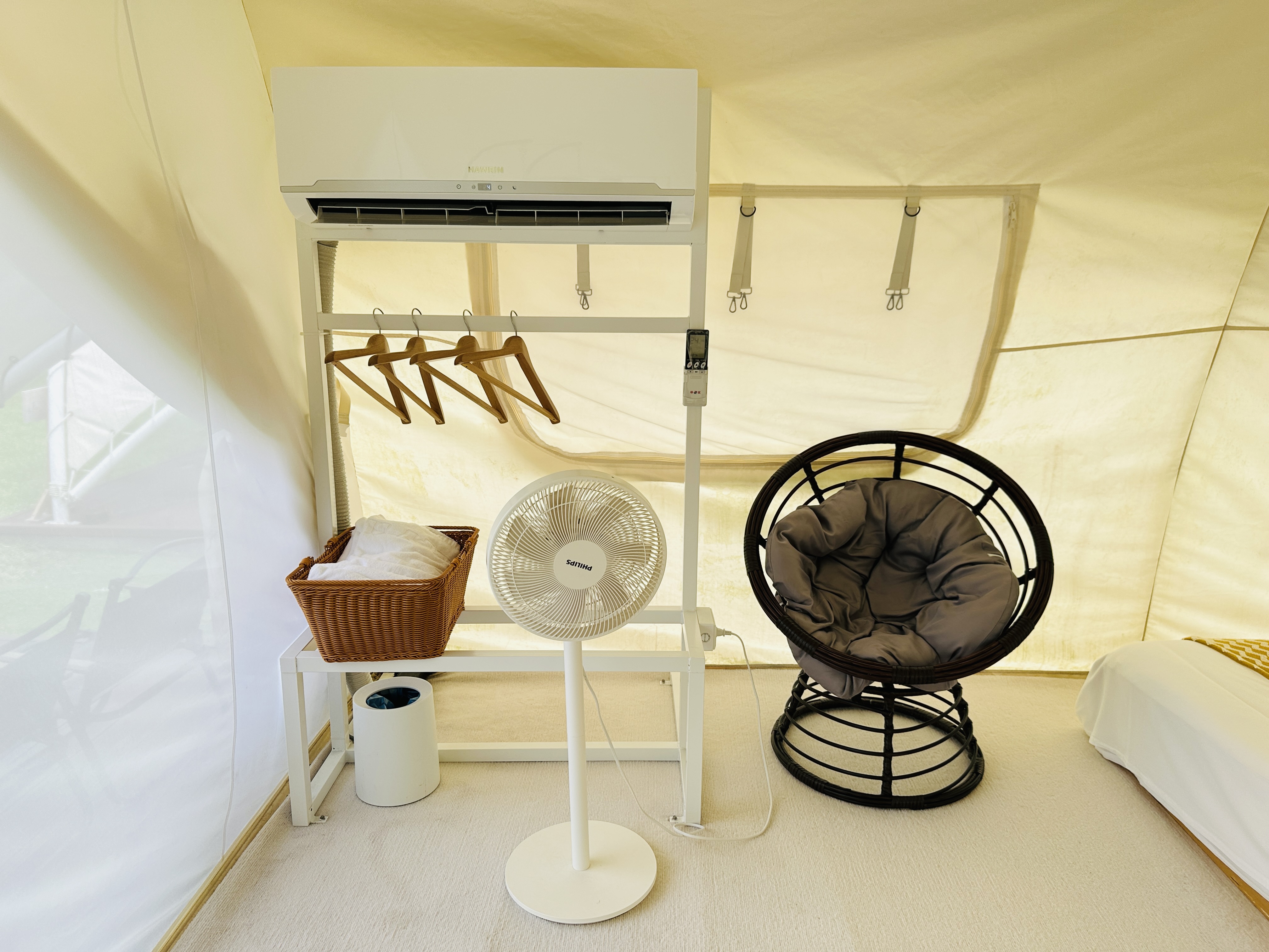 【哈比雪兒露營區】彰化懶人露營｜一泊三食免裝備，親子帳棚住宿